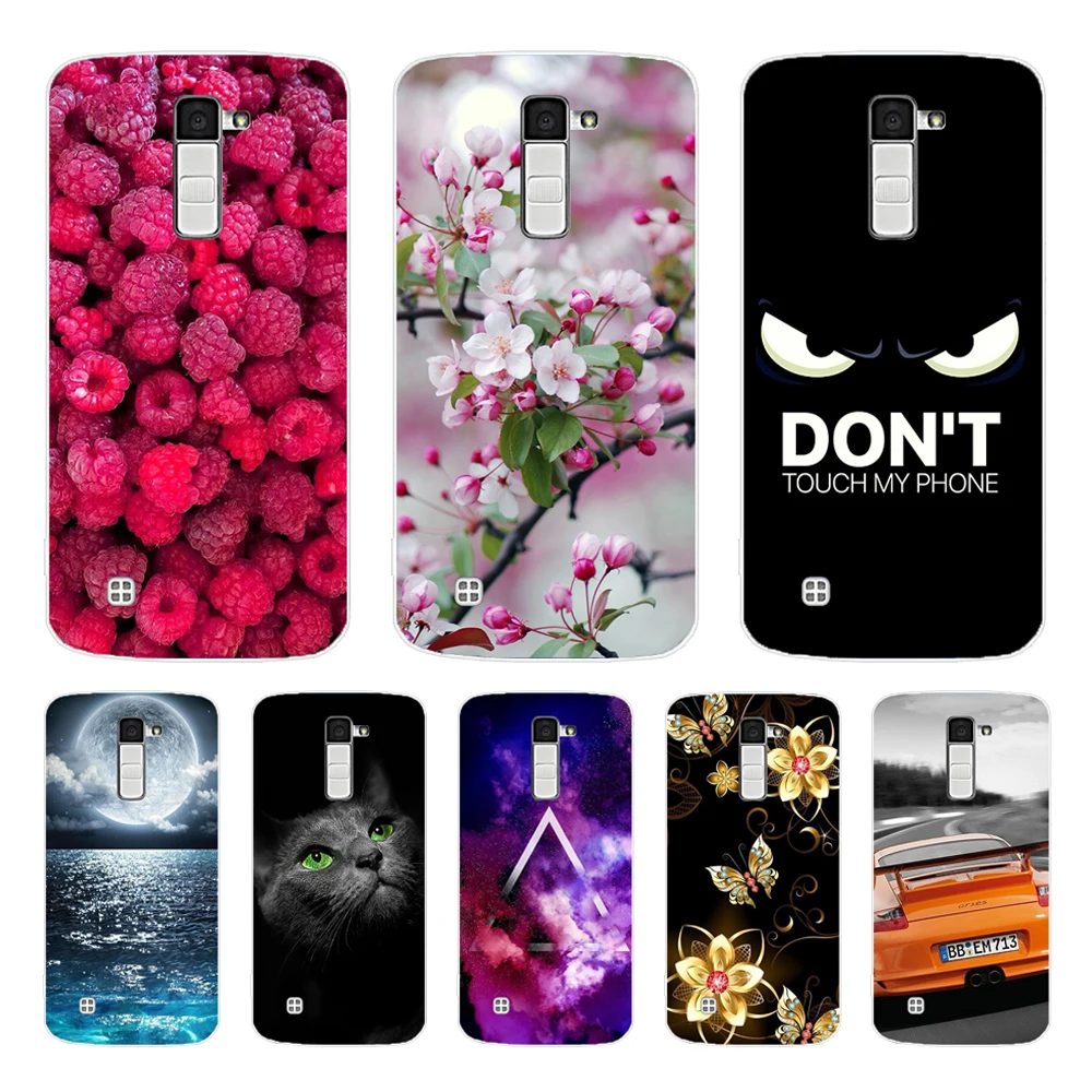 For LG K10 2016 Case Soft Silicone Cover Cartoon Case For LG K10 K 10 LTE K410 K420N K430 K430ds Back Cover Bumper Coque Funda