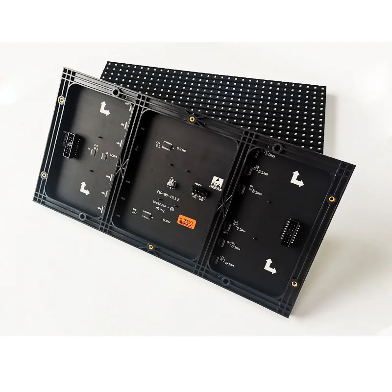 Écran Publicitaire LED pour Documents Complets d'Nik, P10 RGB, 200x320mm, 32x16Pixels, Tech/Panel, 160 Scan SMD, 3 en 1 RGB, 1/8 Pièces/Lot