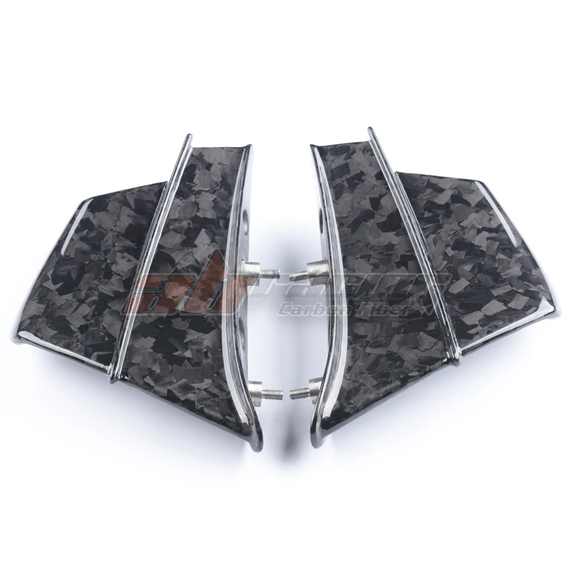 Motorcycle Winglets Wing Kits Air Deflector For Ducati Panigale v4R V4SRS 2018-2020 Full Forged Carbon Fiber