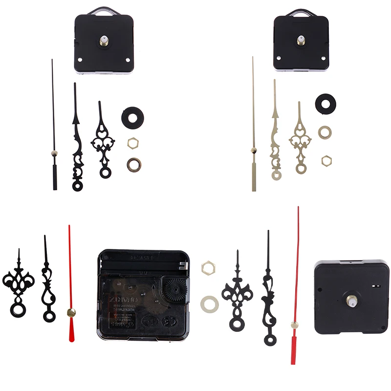 1 Set Quartz Wall Clock Mechanism Movement Repair Replacement Parts Clockwork Clock Parts Silent Clock Hands