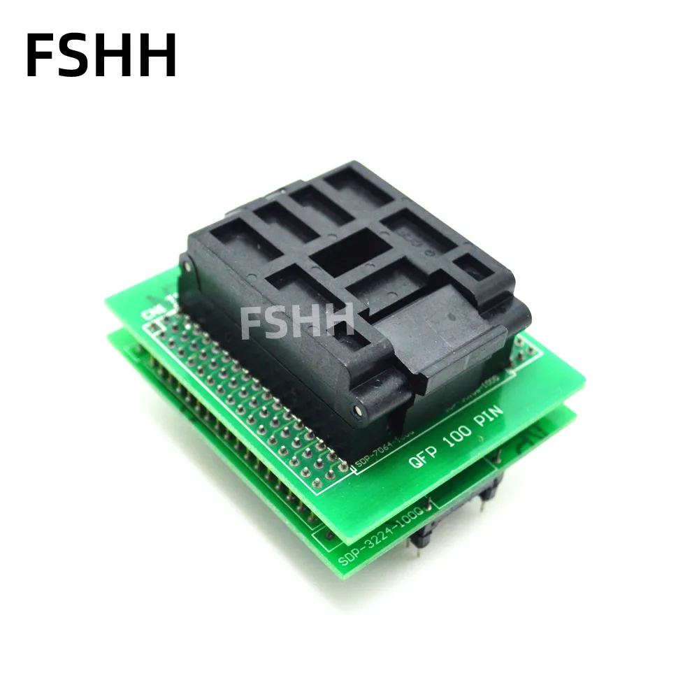 QP1- 100085 -003 اختبار المقبس SDP-3224-100Q مبرمج محول QFP100 إلى DIP48 مناسبة للمبرمجين LT48XP UXP