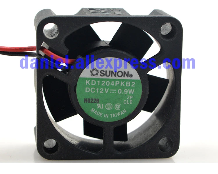 Original KD1204PKB2  12V 0.9W  4020  4cm switch cooling silent fan