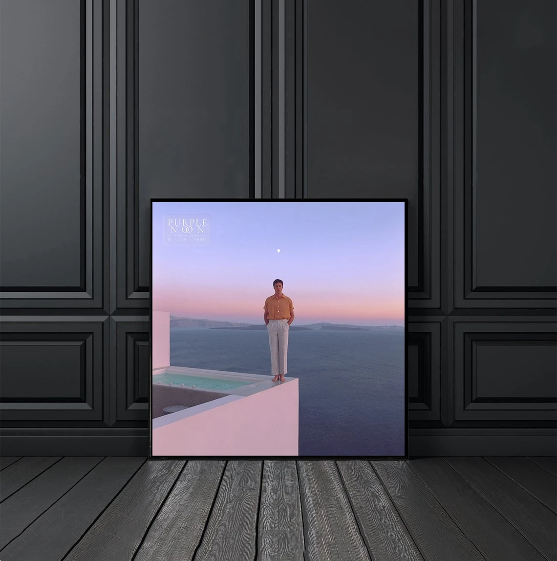 

Альбомный плакат фиолетового цвета с вымытой музыкой, холщовая печать в стиле рэп, хип-хоп, музыка, звезда, певица, домашнее освещение