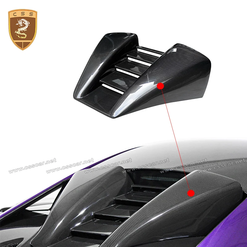 For Mclaren 540c 570s 2016 2017 2018 2019 2020 Nov Style Dry Carbon Fiber Rear Engine Cover Tail Trunk Hood Protection Cover
