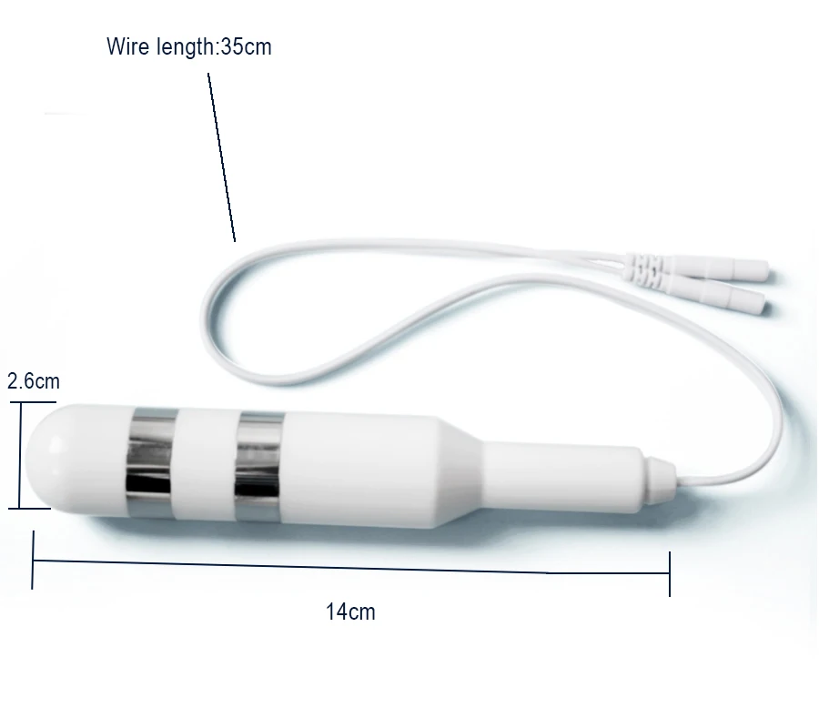 Kegel Exerciser with Biofeedback Vaginal Electrode Probe Female Vaginal Stimulation Pelvic Floor Exerciser Incontinence Therapy