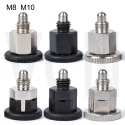 In Stock VCN213 Mini index plunger,Stainless Steel Spring plungers,without locking nut ,M8 M10, FAST SHIPPING