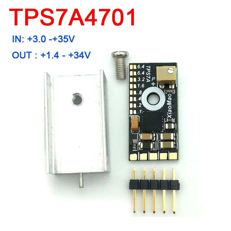 TPS7A4701 TPS7A3301 Low Noise RF Linear Voltage Regulator DAC ADC Audio decoder Power Supply Module DC-DC 3V 5V 12V 15V 24V