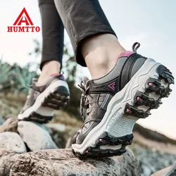 HUMTTO Women Hiking Shoes  Spring Outdoor Sports Climbing Shoes Walking shoes Warm men Trekking Sneakers Ankle Boots Breathable