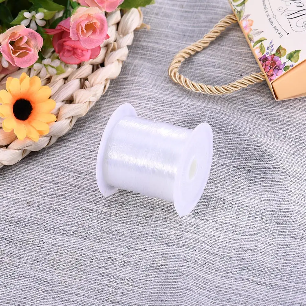 Fish Thread Transparent Sewing Thread Crystal Nylon Line Beaded Wire Invisible Line Hand Sewing Rhinestone Quick Delivery