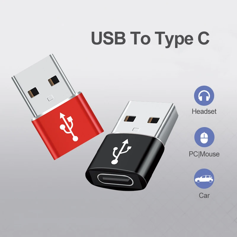 USB 3.1 Type C Female to USB A Male Adapter Type A to C USB 3.1 Female to USB A Female Adapter Converter With Data Sync Charging