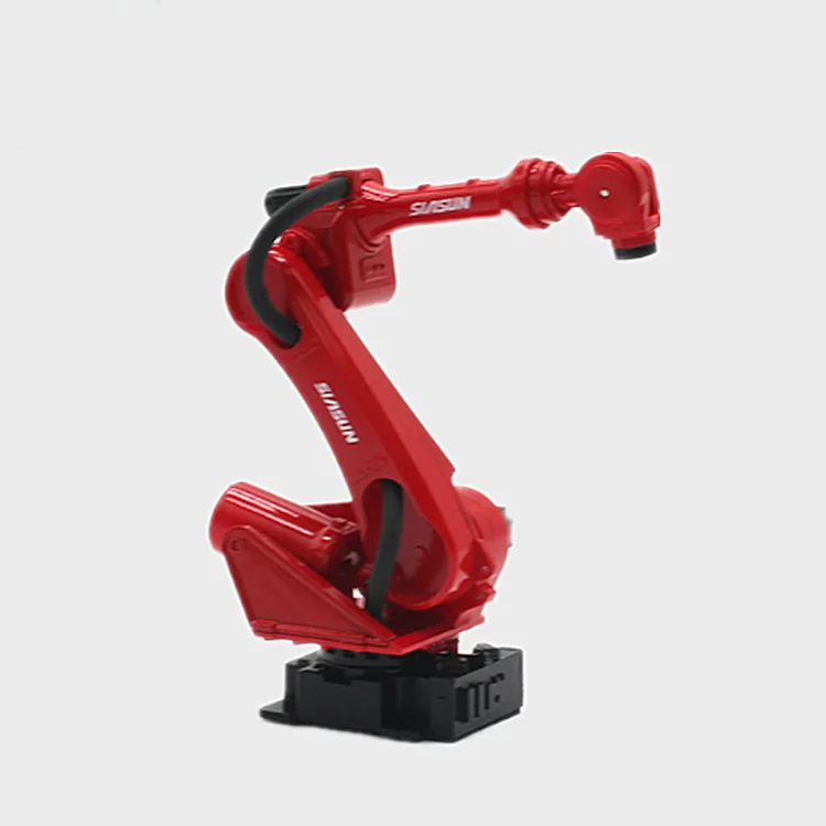 1:18 Siasun Industrial Robot Arm Model 6 Axis Simulation Manipulator Mechanical Arm Model Rotatable Scene Model Gift