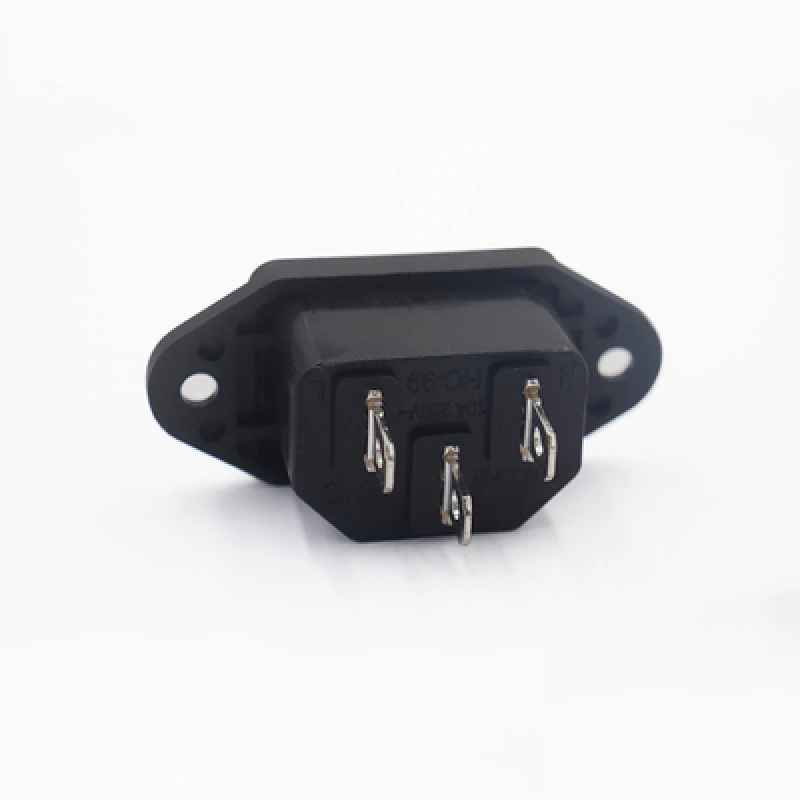 5 sztuk IEC C14 3Pin 320 wtyk męski Panel gniazda zasilania złącza AC 250V 10A