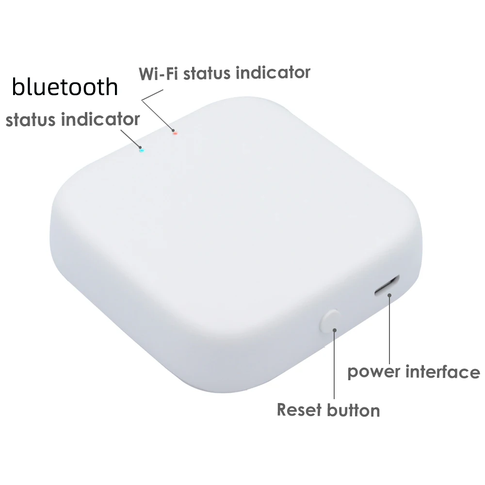 Imagem -02 - Gateway de Casa Inteligente sem Fio Tuya Gateway Bluetooth Funciona com Alexa Google Home Controle Remoto Via Aplicativo Smart Life