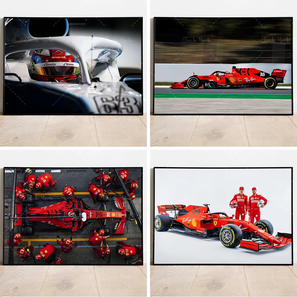 George Russell Williams Singapore 2019 Racing Print