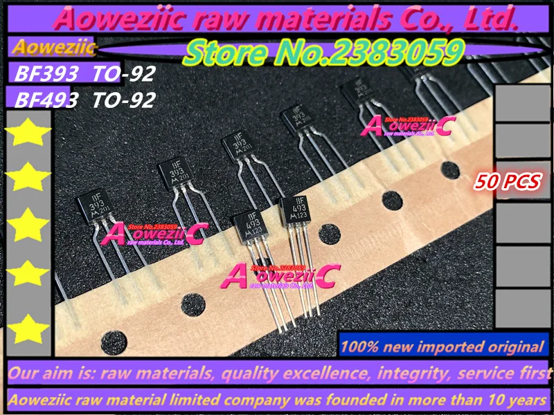 Aoweziic 100% nuovo originale importato BF493S BF393 BF493 BC517G BC517 MPS6531 KTC3209-Y-AT KTC3209 TO-92 PNP transistor