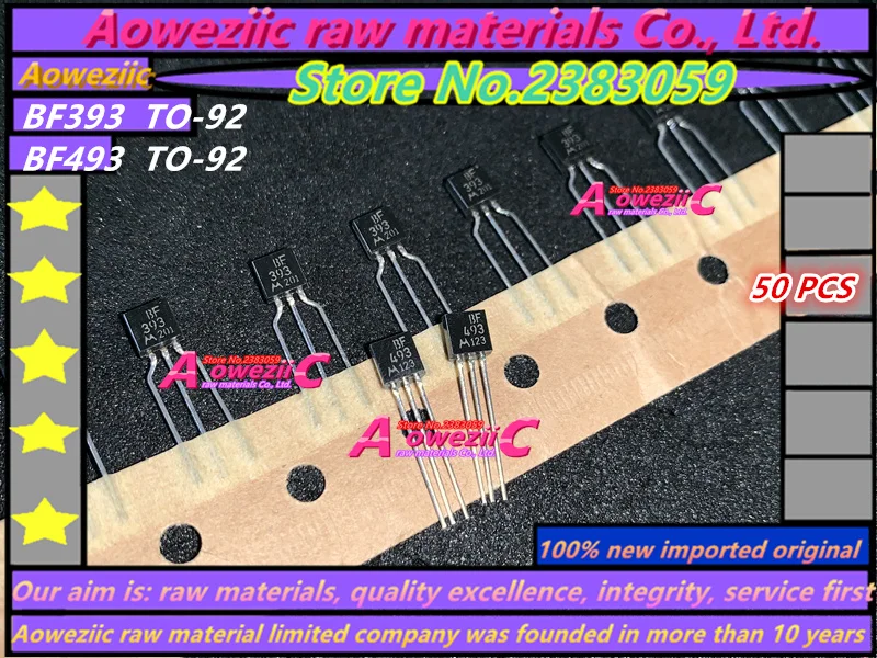 Aoweziic  100% new imported original  BF493S BF393 BF493 BC517G  BC517 MPS6531 KTC3209-Y-AT  KTC3209 TO-92 PNP transistor