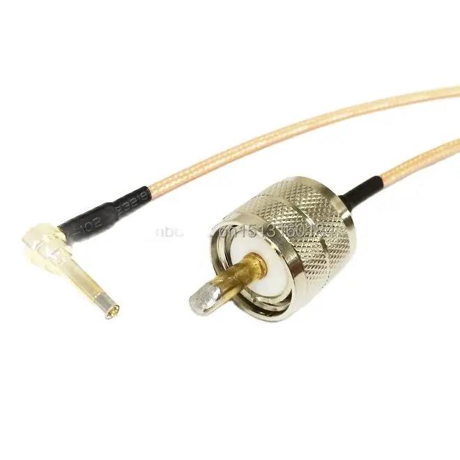 Nieuwe Draadloze Modem Draad Uhf Mannelijke Stekker Naar Ms156 Haakse Connector Rg316 Coaxiale Kabel Pigtail 15Cm 6"