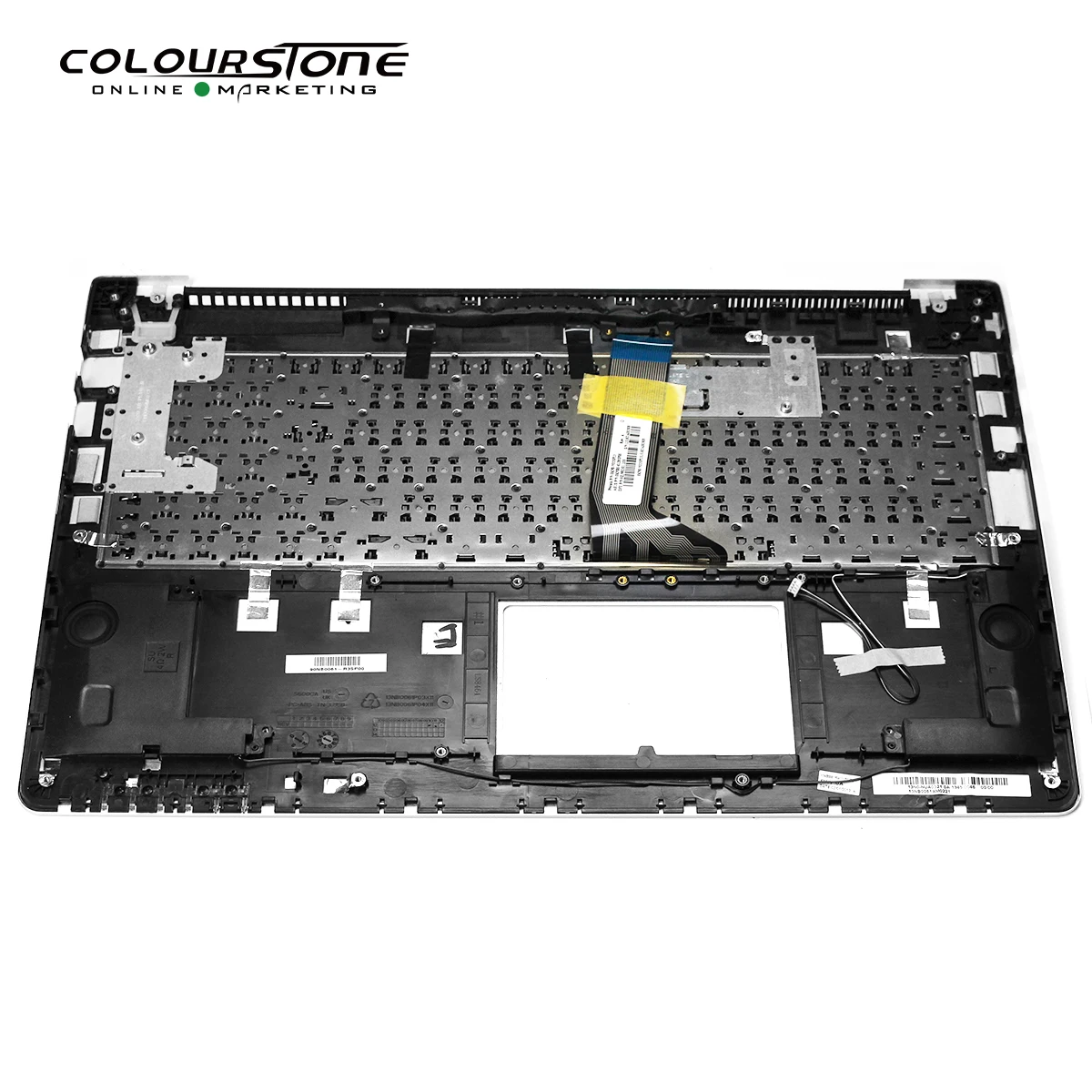 S500CA الإسبانية لوحة مفاتيح الكمبيوتر المحمول لشركة آسوس S500C S500 Palmrest غطاء لوحة المفاتيح الفضة لوحة المفاتيح دون الخلفية و Topcase