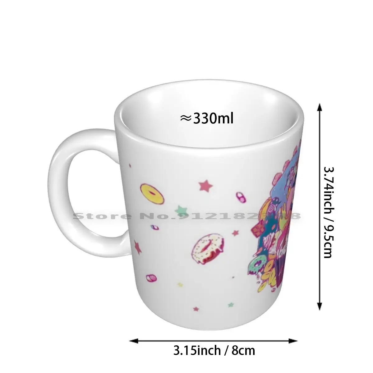 Puella Magi Magica Madoka-Charlotte And Friends Ceramic Mugs Coffee Cups Milk Tea Mug Puella Magi Madoka Magica Mahou Shoujo