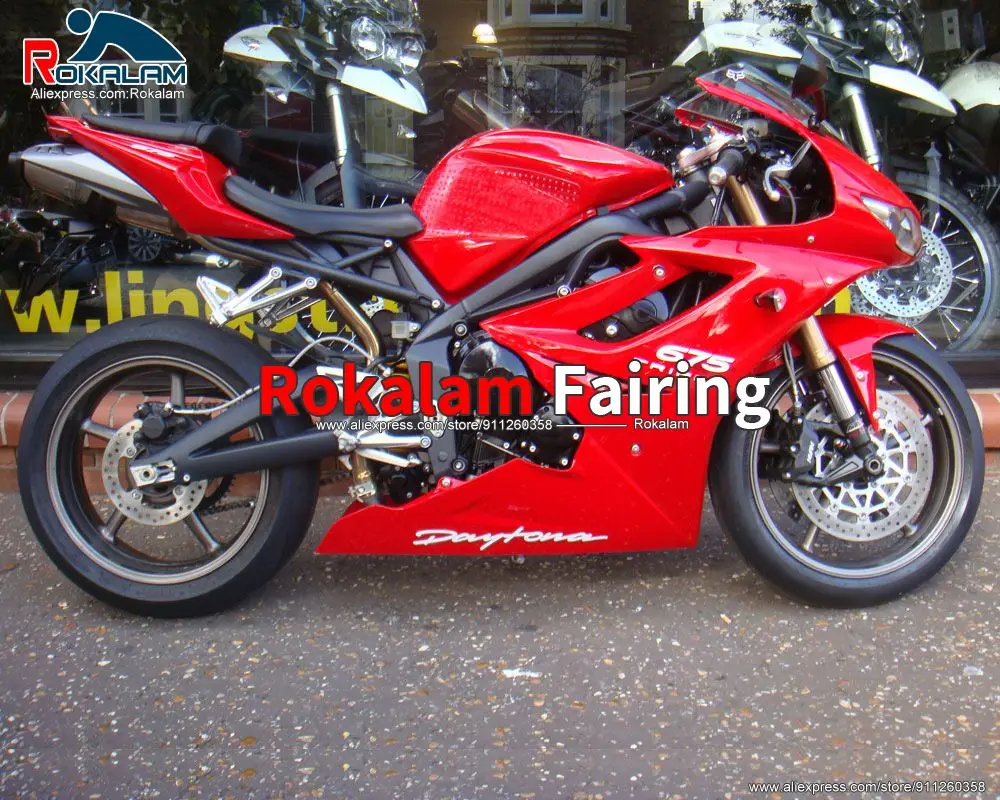 

Fairing For Triumph Daytona 675 2009 2010 2011 2012 Red Sport Motorcycle Aftermarket Body Set (Injection Molding)