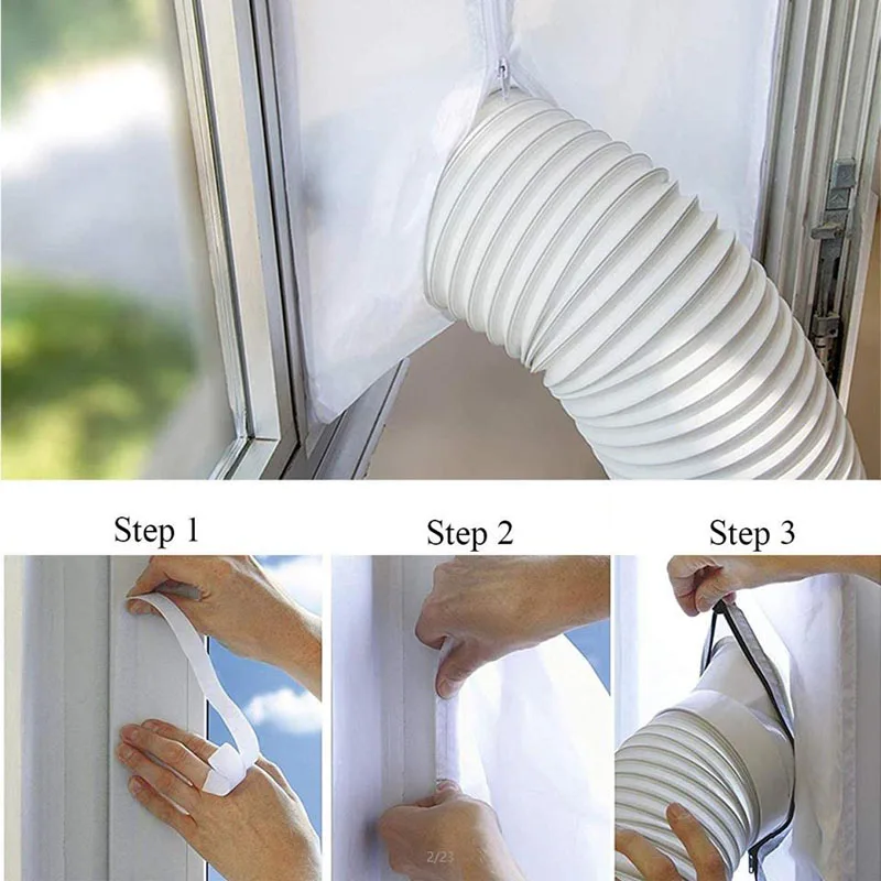 Airlock Sealing Outlet Portable Mobile Air Condition Window Sealing Accessories Soft Sealing Baffle Soft Cloth