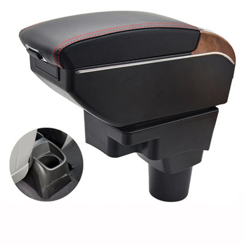 

For Chevrolet Sonic Aveo Armrest Box Car Retrofit Parts Interior Elbow Rest Central Console Storage Auto with USB Cup Holder