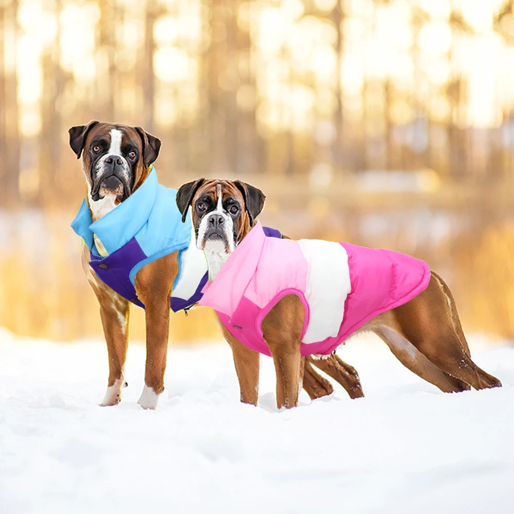 Winter Dog Clothes Vest Small Large Dogs Jacket Coat Warm Pet Clothing Outfit Chihuahua Pug French Bulldog Clothes Vests