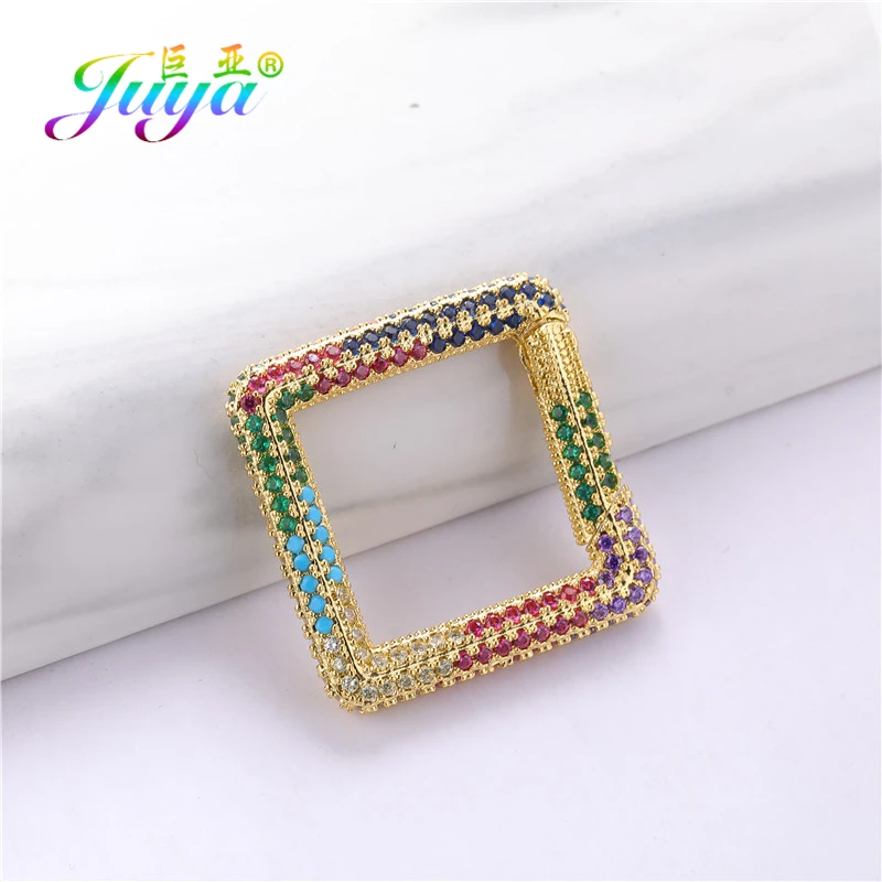 Juya DIY Neue Designer Kostüm Schmuck Machen Liefert Handgemachte Dekorative Anhänger Karabiner Verschluss Schraube Lock Verschlüsse Großhandel – Detail 20
