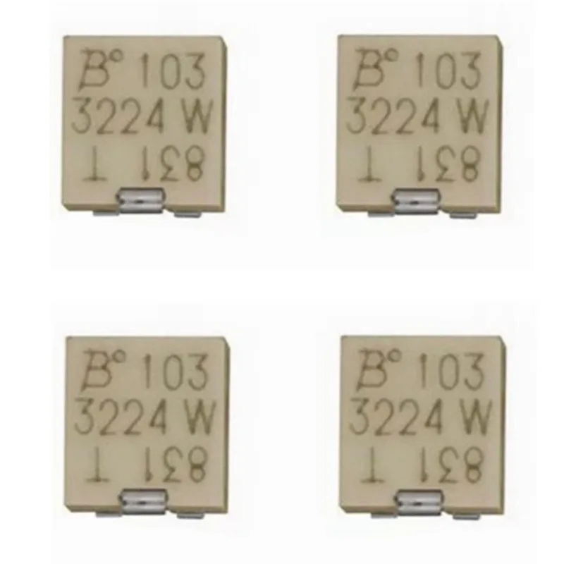 

Multiturn SMD Precision Trimmer Potentiometer adjustable resistance 3224W 100R 200R 500R 1K 2K 5K 10K 20K 50K 100K 200K 500K 1M