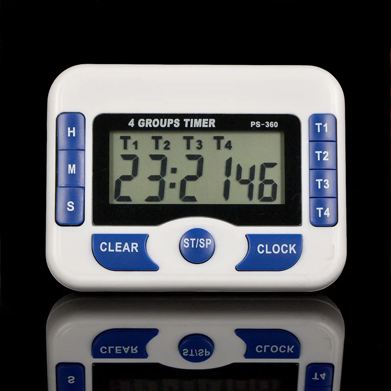 

Magnetic Digital Clock Kit 4 Groups Channel Alarm Timer Digitale Count Down 99 Hour 59 Min Electronic Countdown Stopwatch Timers