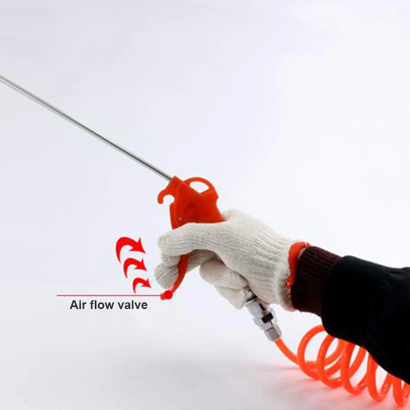 1 pc Red Plastic Handle Dust Gun Air Compressor AR-TS Air Duster Compressor Blow Gun Pistol Type Pneumatic Cleaning Tool