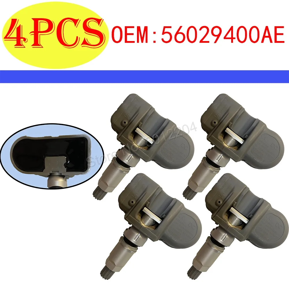 

High Quality 4PCS Tire Pressure Sensors For Jeep Grand Cherokee Dodge Charger 56029542AD 56029400AE