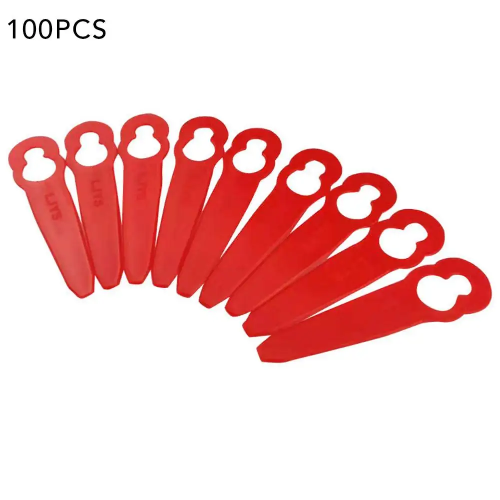 100PCS Garden Lawn Grass PolyCut Trimmer Head Blades Plastic Replacement Cut Blade for Stihl 2-2