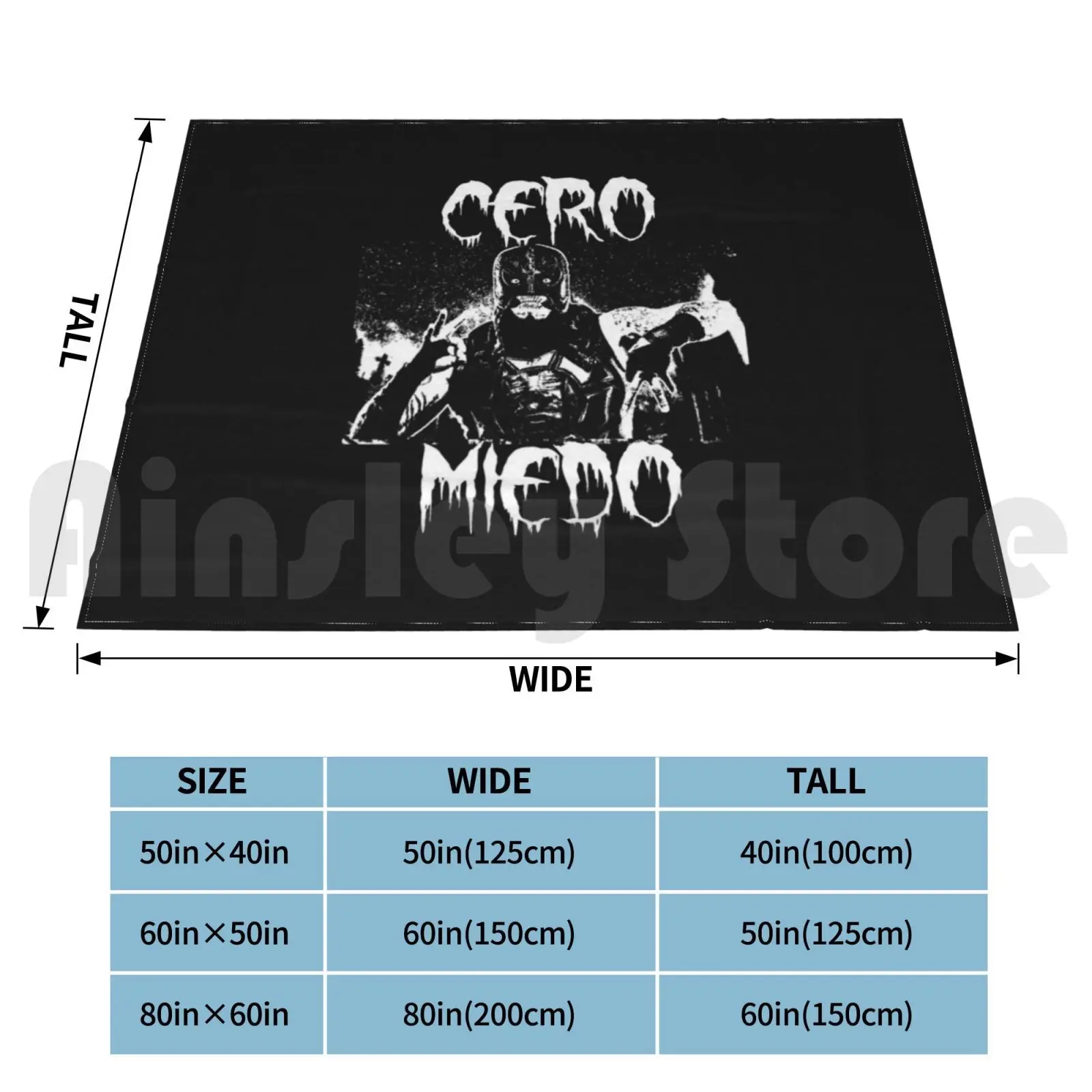 Cero Miedo Blanket Super Soft Warm Light Thin Pentagon Pentagon Jr Pentagon Junior Pentagon Dark Aew All Elite