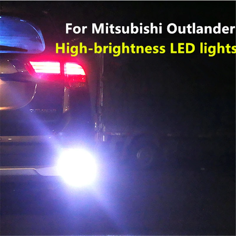 1 Pair For Mitsubishi Outlander 2013 2015 2016 2020 High-brightness LED Reversing Bulb Spotlight Bulb Energy Saving Accessories