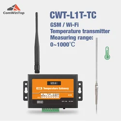 CWT-L1T-TC Wireless Gsm 3g 4g Wifi Type-K Thermocouple Temperature Sensor Alarm Transmitter