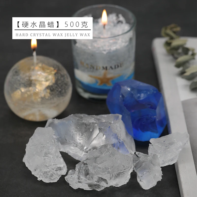 

Hard crystal wax, high melting point jelly wax, smokeless transparent wax, scented candle DIY handmade wax material