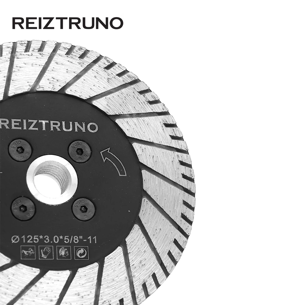 Reiztruno 5 "Kim Cương Đá Mài Đa Năng Kim Cương Turbo Lưỡi Cưa Máy Mài Góc Cho Đá Hoa Cương Bê Tông Với Bích