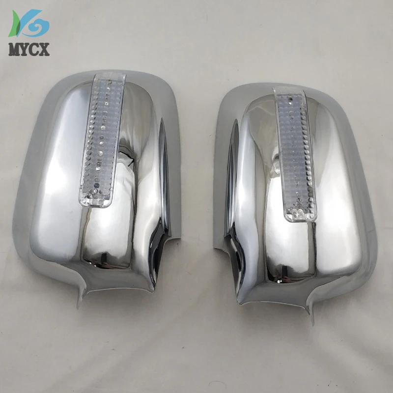 

For Honda RD4 RD9 CR-V CRV 2001-2006 2PCS ABS Chrome plateddoor Rearview door mirror covers with Led