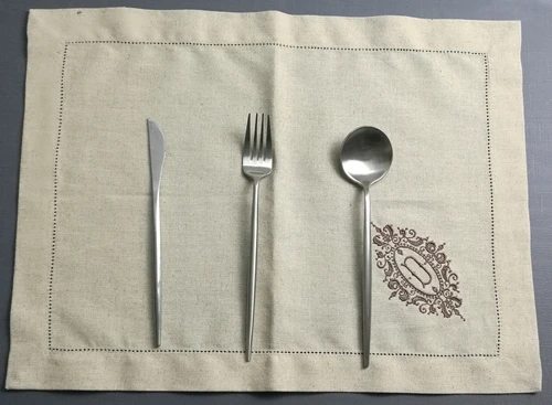 Set of 12 Monogrammed Placemats 14