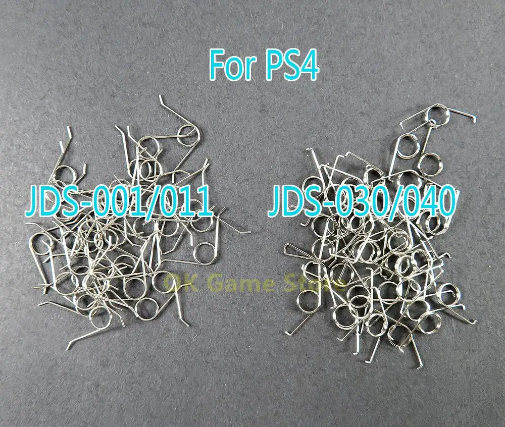 10pcs Spring JDM JDS 001 010 011 030 040 Replacement R2 L2 Trigger Buttons for Dualshock4 PS4 DS4 Pro Slim Controller Springs