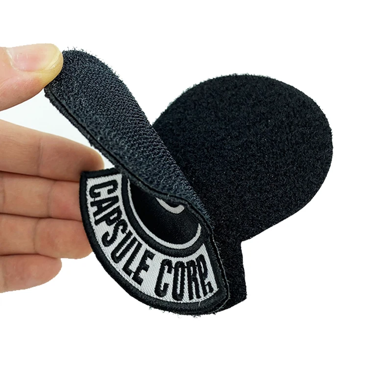 CAPSULE CORP Parche Bordado Táctico con Gancho Chaqueta Mochila