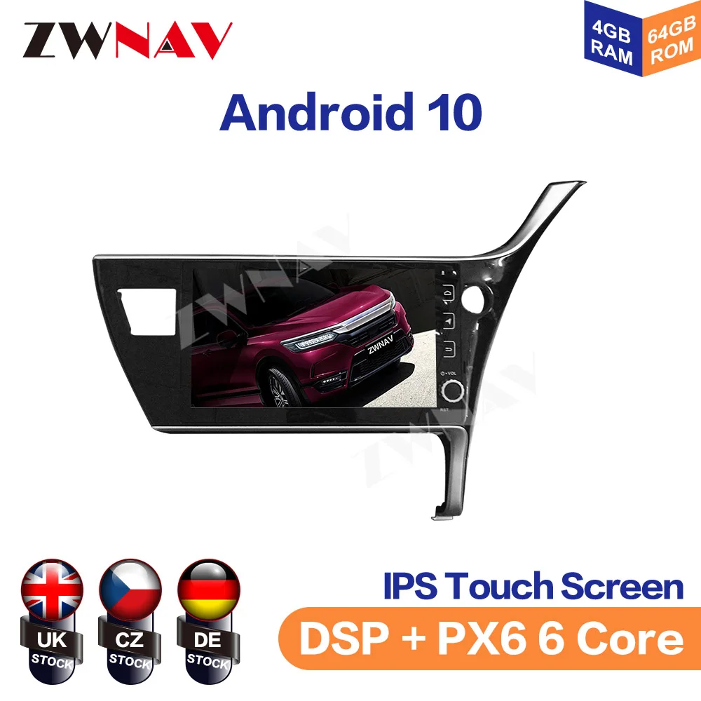 Android 10 Car Radio GPS Navigation For Toyota Corolla 2018+ Auto Stereo Multimedia Player Head Unit NO DVD Player Tape Recorder