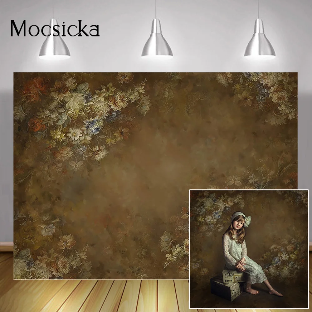 الرجعية الزهور صورة التصوير خلفية مجردة الملمس الأزهار القديمة ماستر خلفية الأطفال عيد ميلاد الفن استوديو التصوير الفوتوغرافي