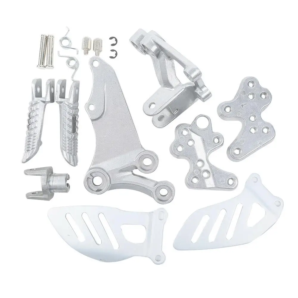 Motorcycle Front Footrest Foot Pegs Bracket Set For SUZUKI GSXR 600/750 2006-2010 2007 2008 2009 Aluminum alloy