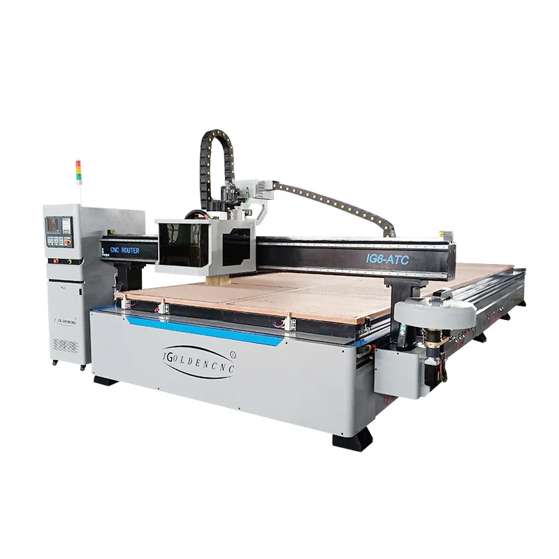 igoldencnc 2570 atc cnc router 1325 wood carving machine woodworking making kitchen furniture door