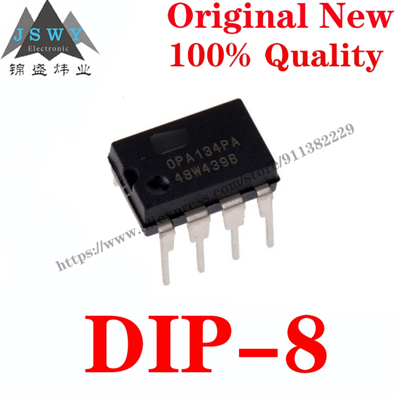 

Полупроводниковый аудио IC усилитель OPA134PA DIP-8, 10 ~ 100 шт., чип IC для модуля arduino, бесплатная доставка OPA134