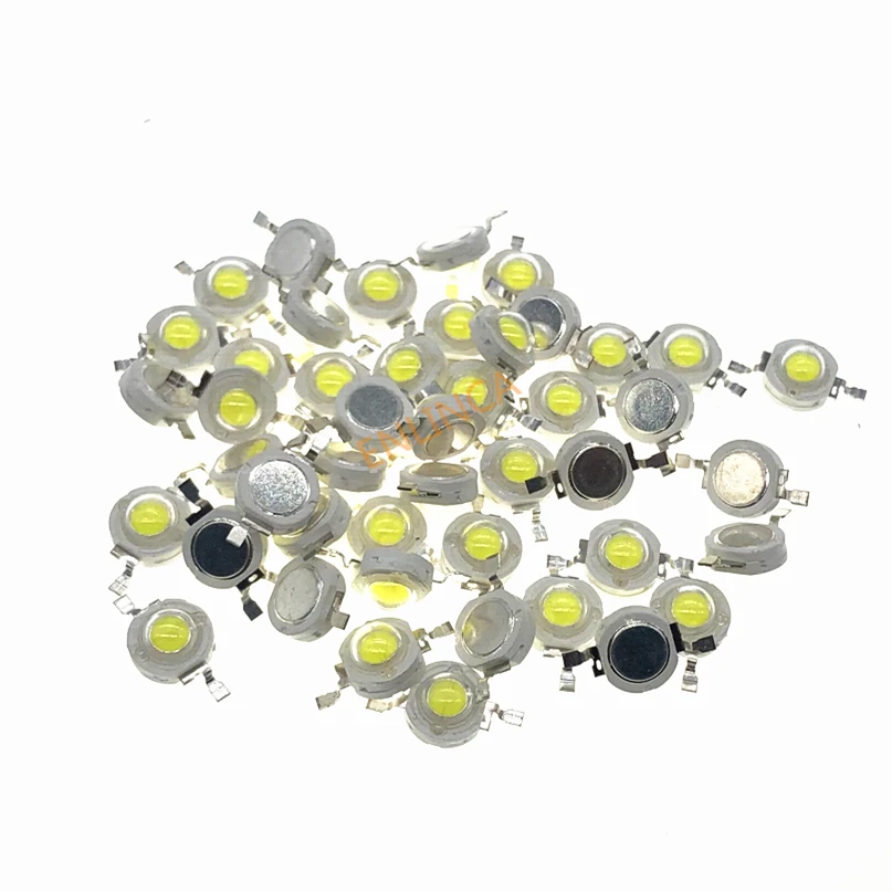 10pcs LED 3 W Diode HIgh Power Beads 3Watt White Light Emitting Diode Brightness White Diodos LED Alta Luminosidad 3w Diodo DIY