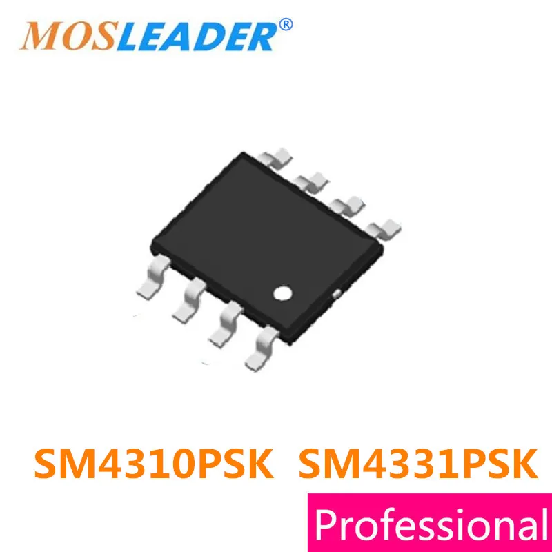 

Mosleader 100PCS SOP8 SM4310PSK SM4331PSK SM4310 SM4331 SM4310PS SM4331PS SM4310P SM4331P P-Channel 30V