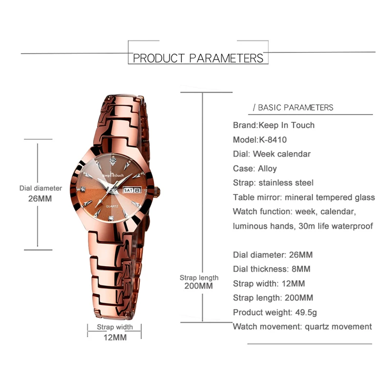 High Quality Watches Women Fashion Watch 2024 Luxury Brand Quartz Ladies Watch Small Dial Calendar Bracelet Watch Montre Femme